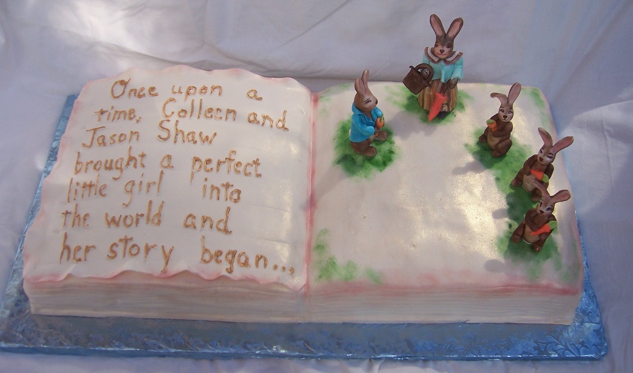 Book Birthday Cake Book Birthday Cake