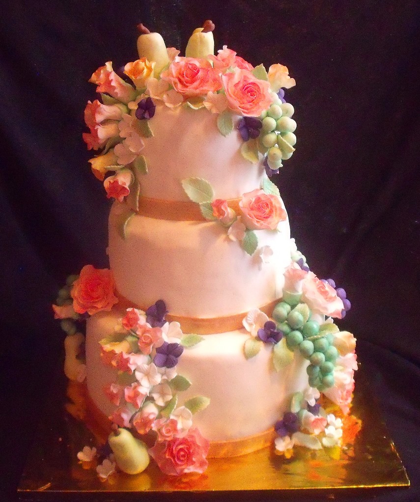 Tiered Fruit Cake Tiered Fruit Cake