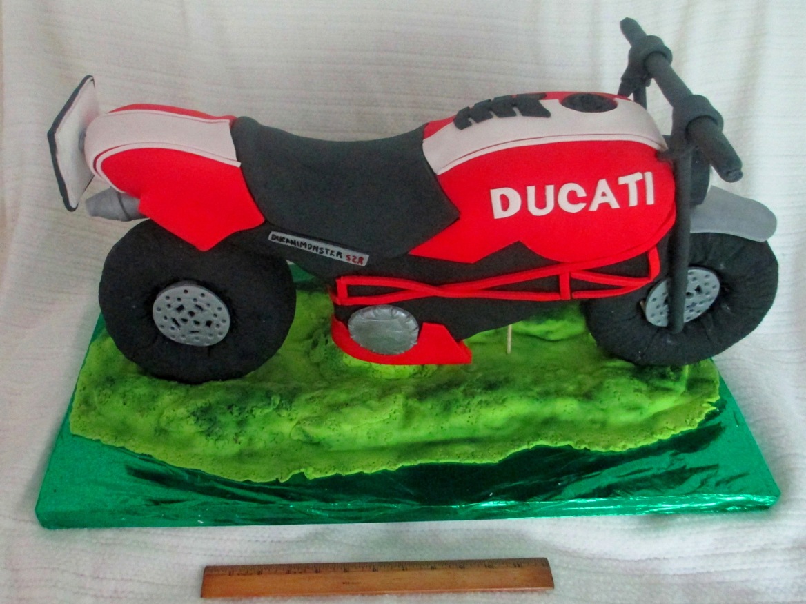 Motorcycle Fondant