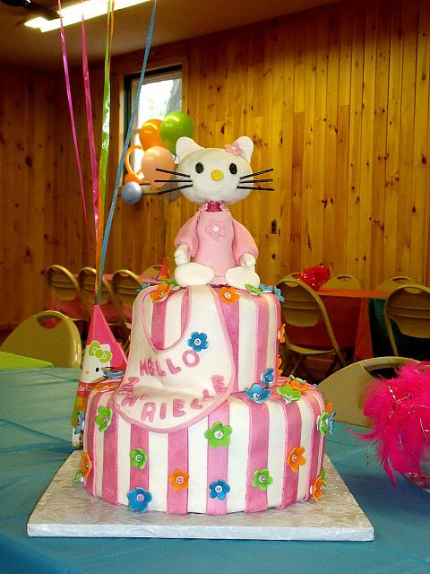 Hello Kitty Baby Shower Cake main view