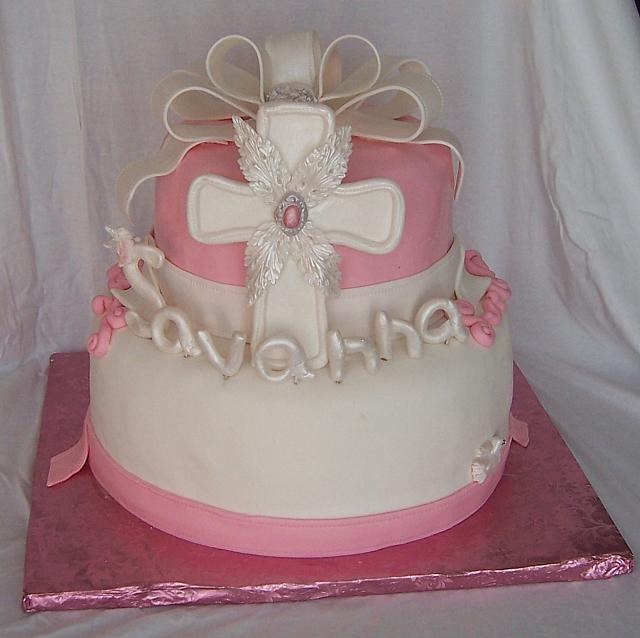 Christening Cake For Savanna Dauria Main View