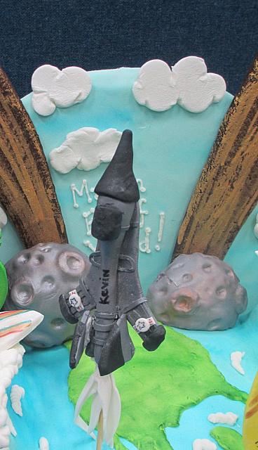 Jet Fighter Edible For Soon-To-Be-Commissioned-In-Air-Force Kevin Allison Close Up