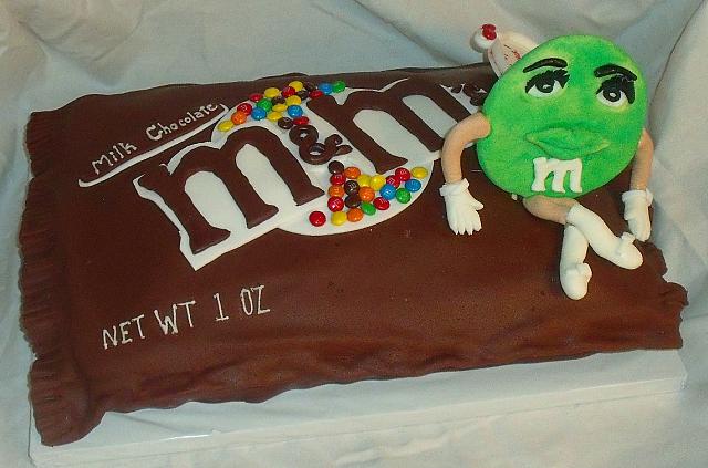 Bag of M&M Candies Cake main view