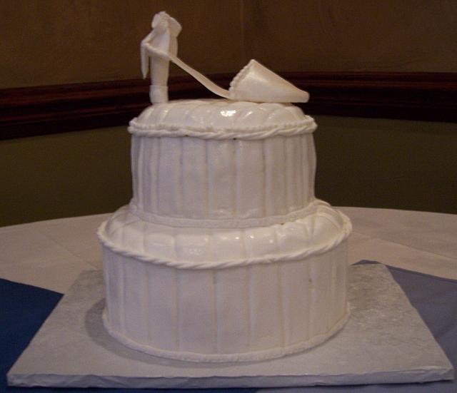 Bridal Shoe Cake for Deanna Moroni