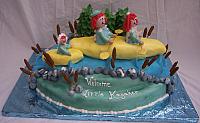 Kayak or outdoor sports cake OR Raggedy Ann and Andy cake