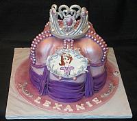 Sophia The First Princess Theme Fondant Cake