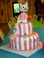 Hello Kitty Baby Shower Cake view 2