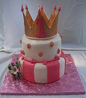 Princess Cake Without Happy Birthday sign