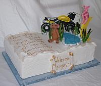 Baby Story Book main view of cake