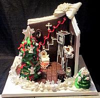 2012 George Eastman House gingerbread creation call Christmas in the Living Room