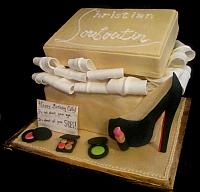 Fashionista Louboutin Shoebox Cake Main