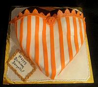 Female Corset Birthday Cake