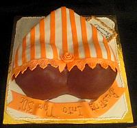 Female Bust Or Corset Birthday Cake View 2