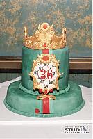 King Themed Birthday Cake