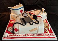 Nurse Graduation Cake for Alexis