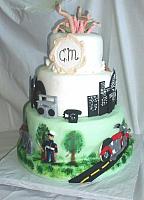 MultiThemed 40th Birthday Cake side 2