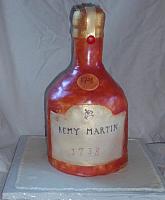 Remy Martin Liquor Bottle As Cake