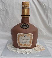 Hennessy Liquor Bottle Cake