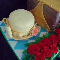 Kentucky Derby Horse Race Theme Fondant Cake close up