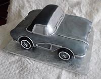 1962 Corvette Sports Car Cake