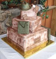 Indiana Jones Wedding Cake view 1