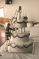 Fireman Wedding Cake Main view