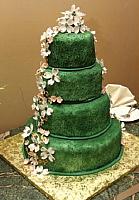 Green Wedding Cake Angle2